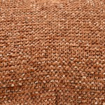 Taloro Swivel pouf terracotta chenille
