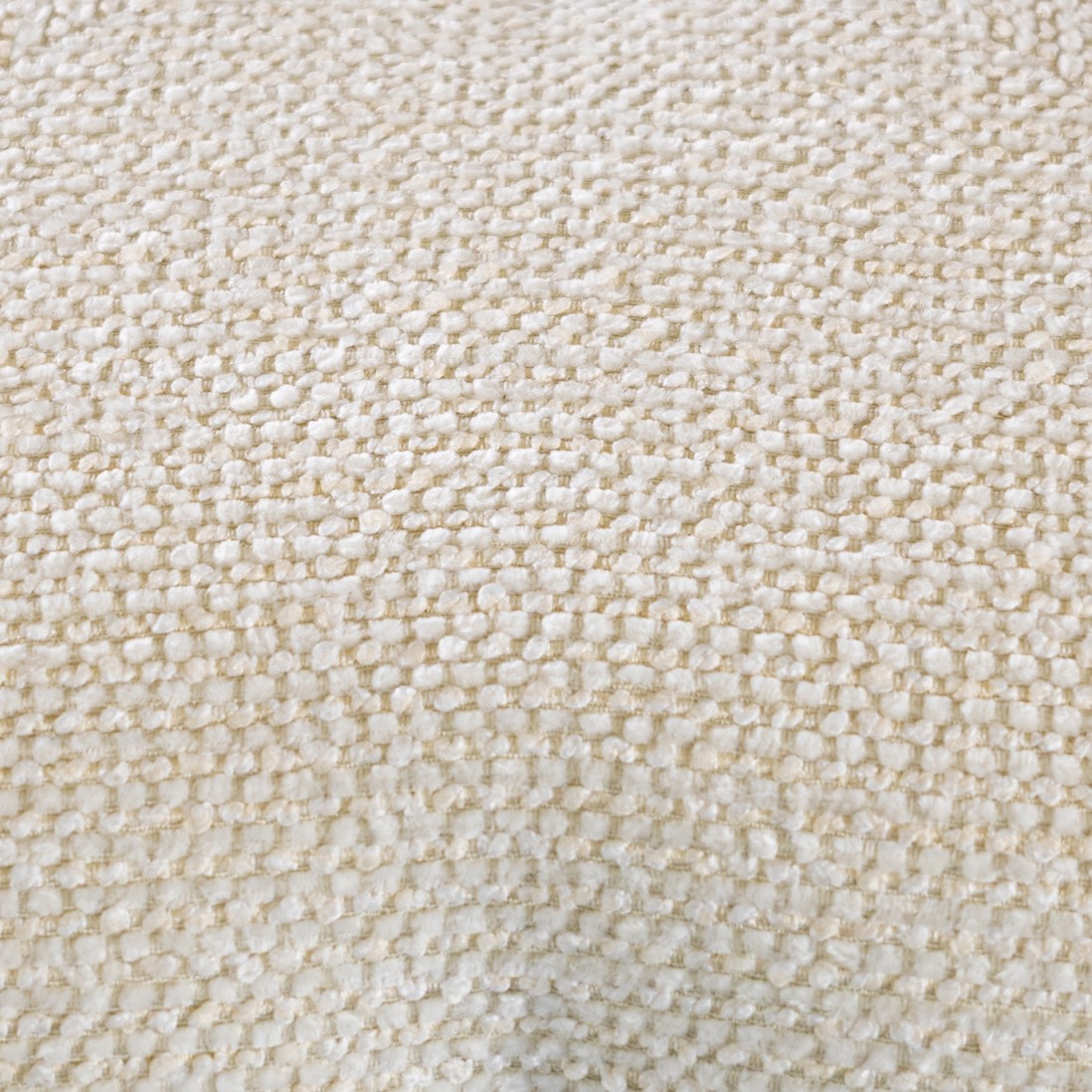 Taloro Swivel pouf ivory chenille