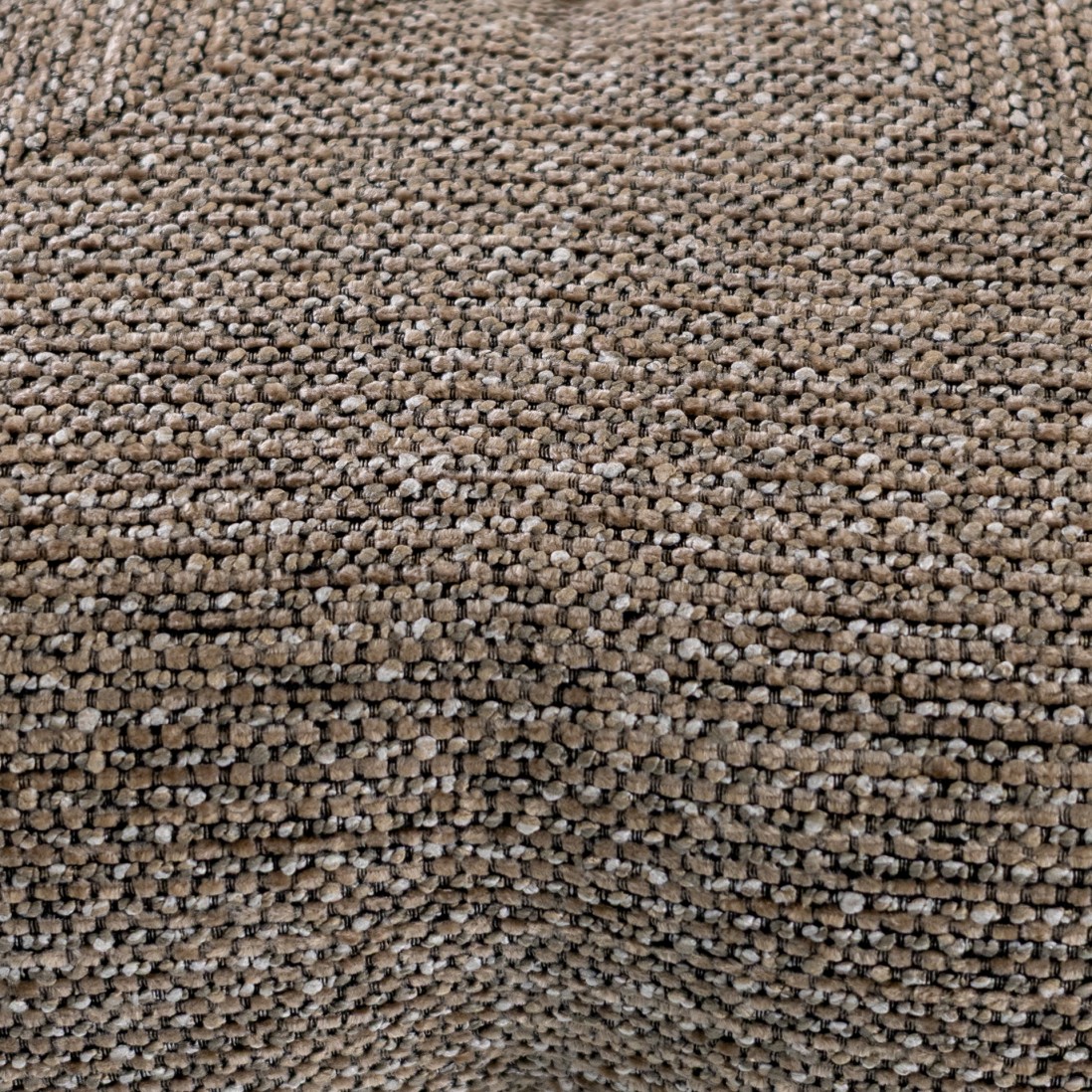 Taloro Swivel pouf taupe chenille