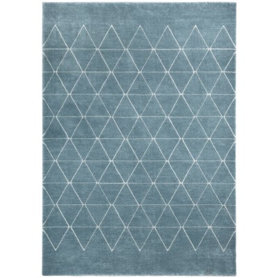 Geometric Area Rug Vegas 54238/630 Aqua Blue/Natural