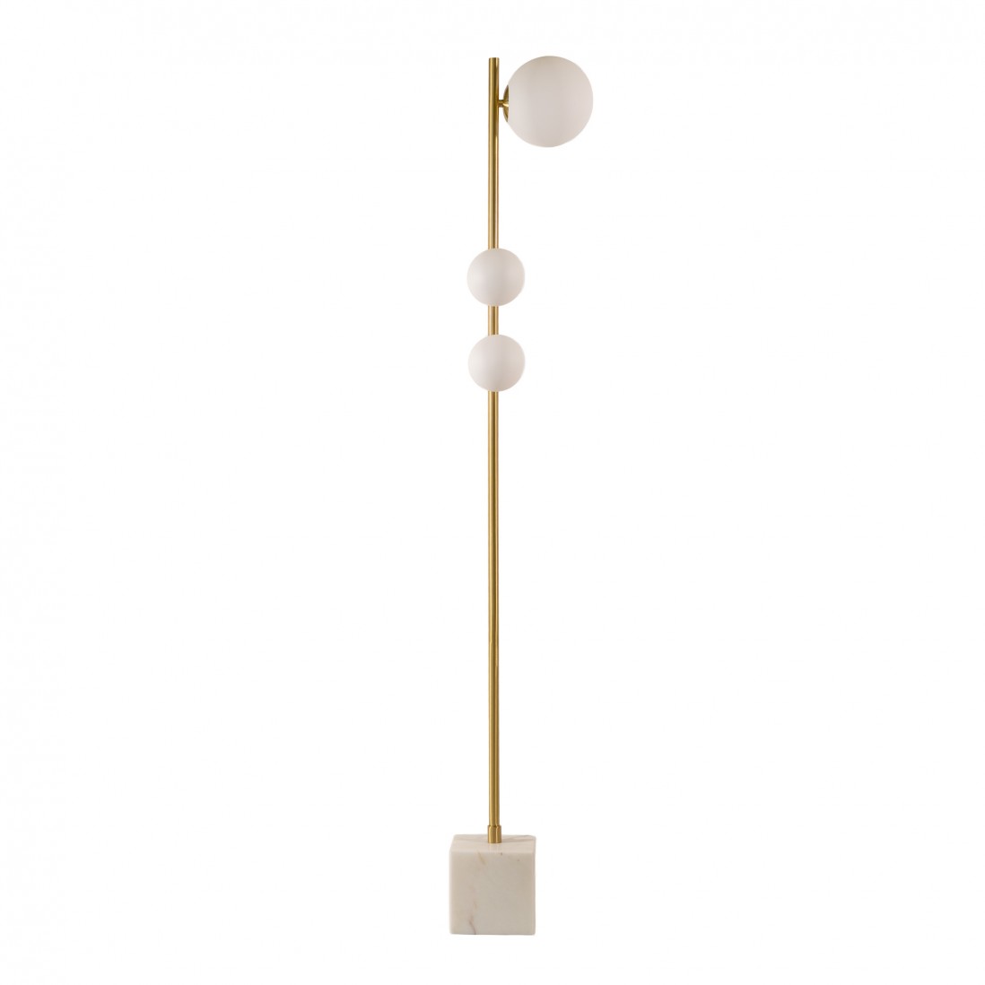 Bals floor lamp gold with marble base
