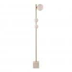 Bals floor lamp gold with marble base