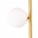 Bals floor lamp gold with marble base