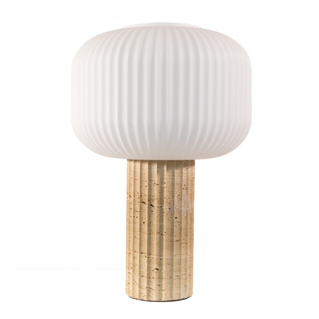 Solene marble and glass table lamp