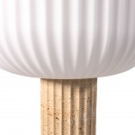 Solene marble and glass table lamp