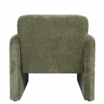 Rubicon armchair in dry green chenille