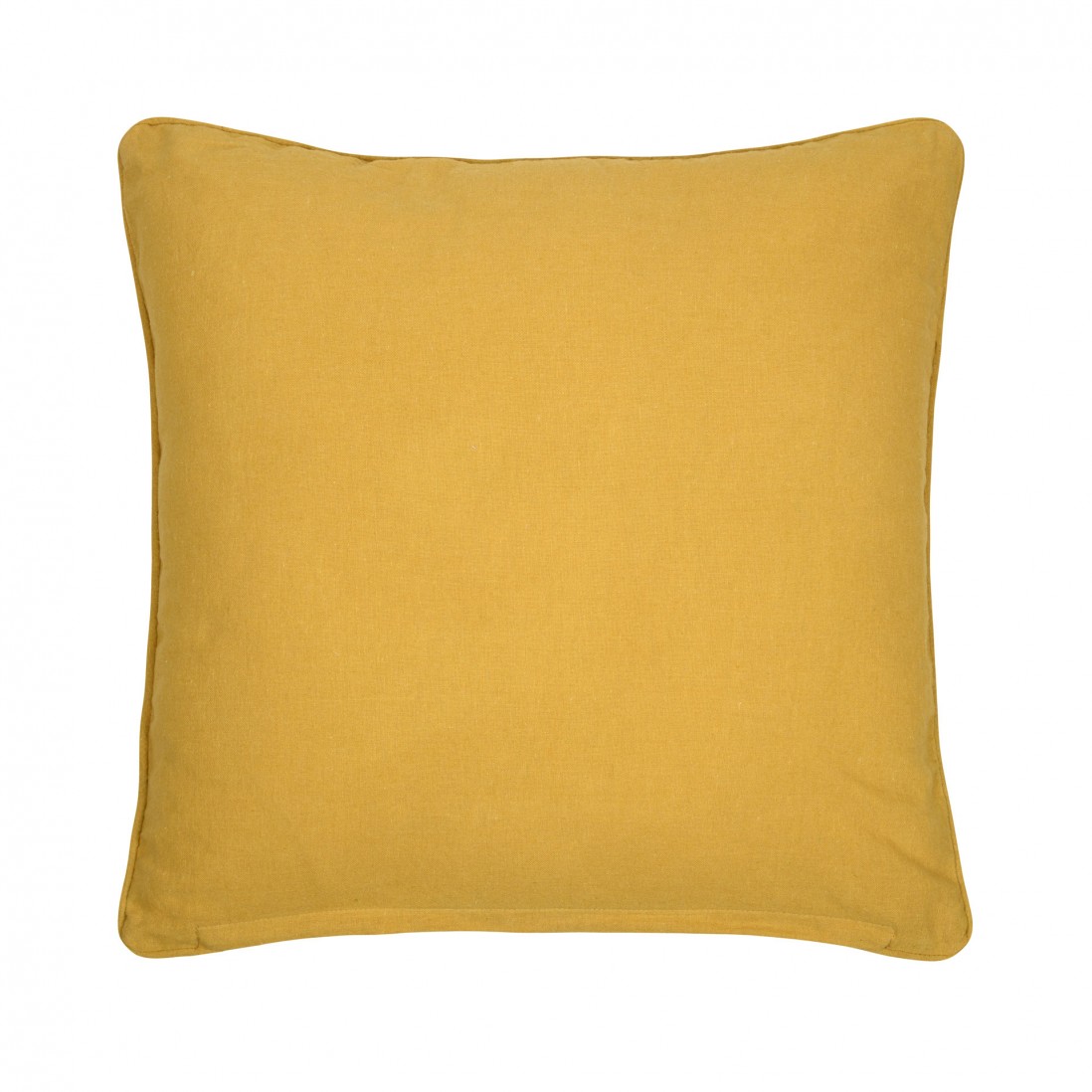 Emmy cushion mustard yellow double-sided with floral print 50 x 50 cm
