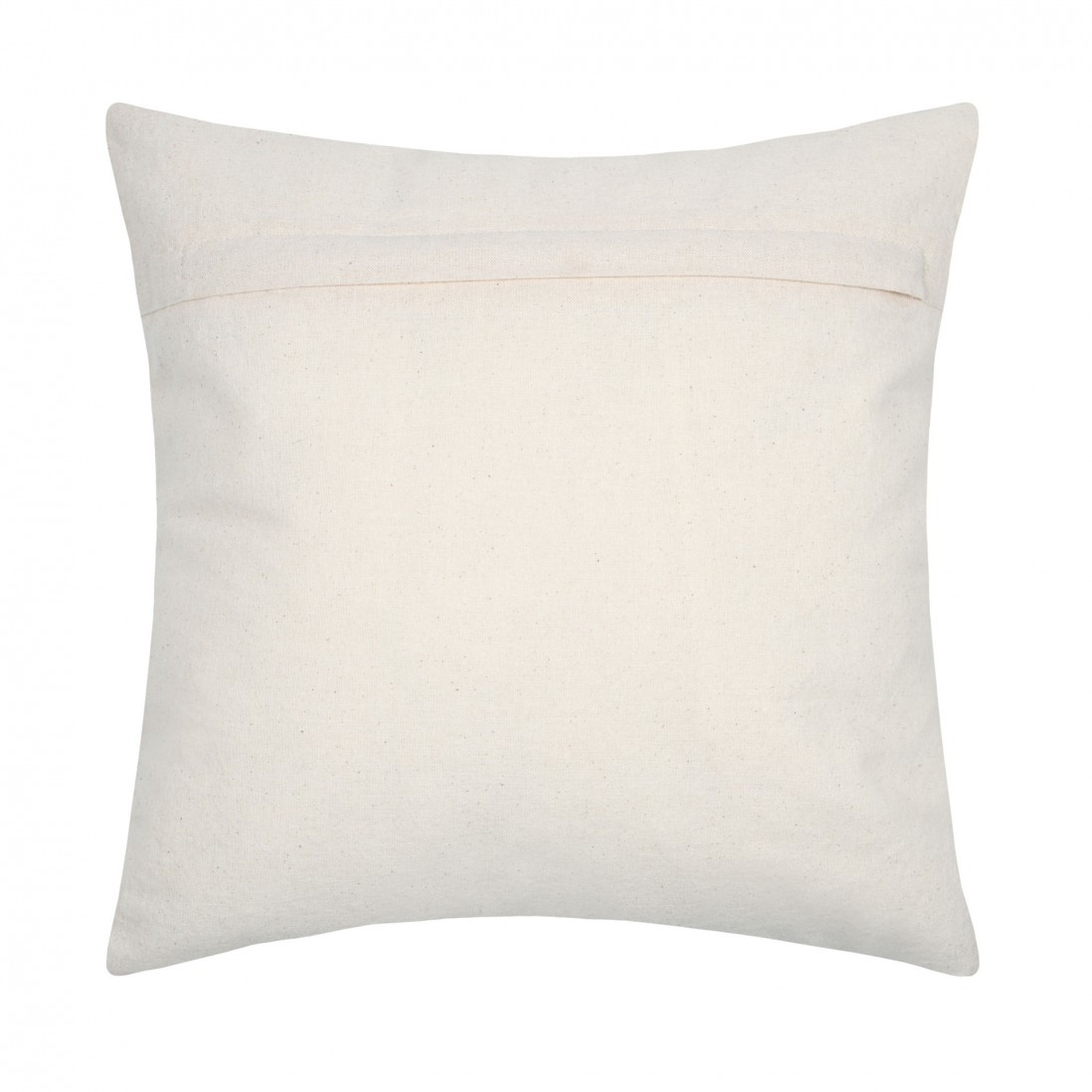 Casablanca cotton cushion with green palm tree embroidery detail  40 x 40 cm