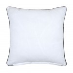 Milly yellow cushion with floral pattern and embroidery details 45 x 45 cm