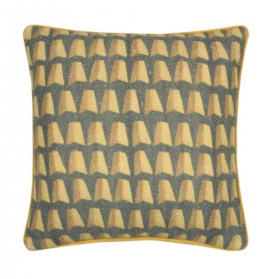 Cojín Moata 008 con estampado amarillo 40 x 40 cm Cojín Moata 008 con estampado amarillo 40 x 40 cm