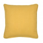 Almofada Moata 008 dupla face com padr�o amarelo 40 x 40 cm