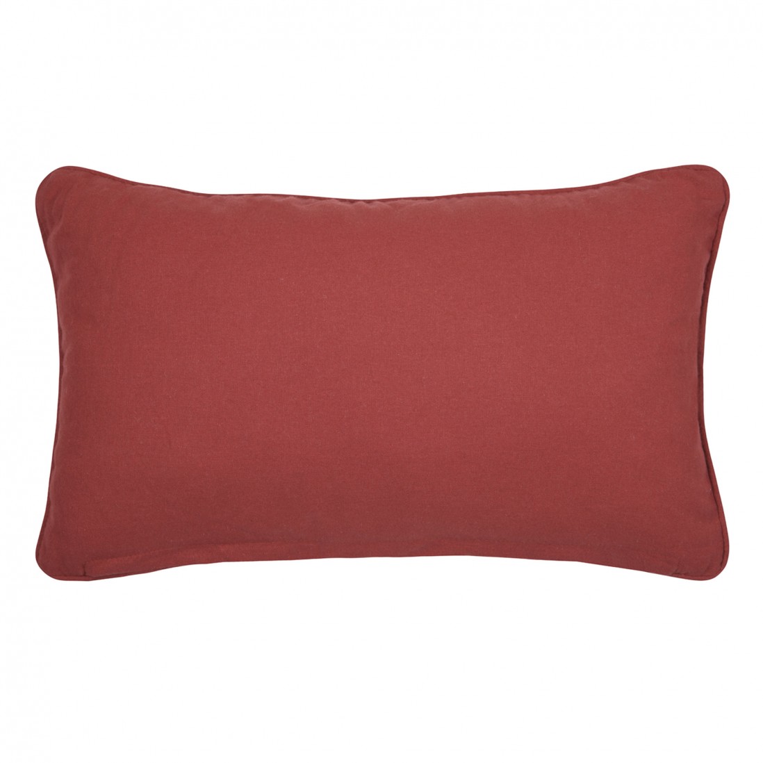 Red and white Maota Summer  cushion with embroidery letters 30 x 50 cm