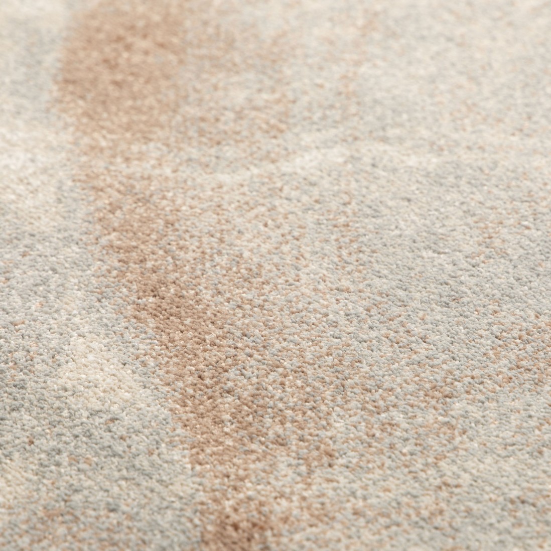 Abstract area rug Corfu 57721 in beige brown and blue