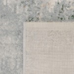 Abstract area rug Corfu 57724 in beige brown and blue