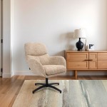 Abstract area rug Corfu 57718 in beige brown and blue
