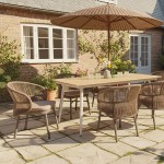 Ticino outdoor dining table in aluminum and polywood 160 x 90 cm