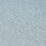 Stella blue polypropylene chair with cushioned seat