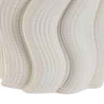 White ceramic 3D jar 845 26 cm