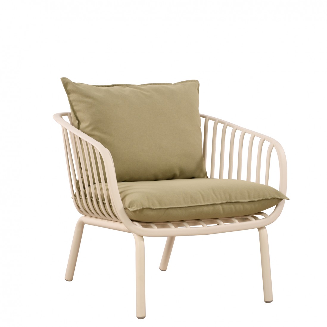 Piave garden set with 2 seater sofa + 2 armchairs and cream coffee table