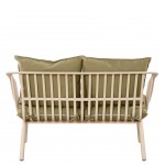 Piave garden set with 2 seater sofa + 2 armchairs and cream coffee table