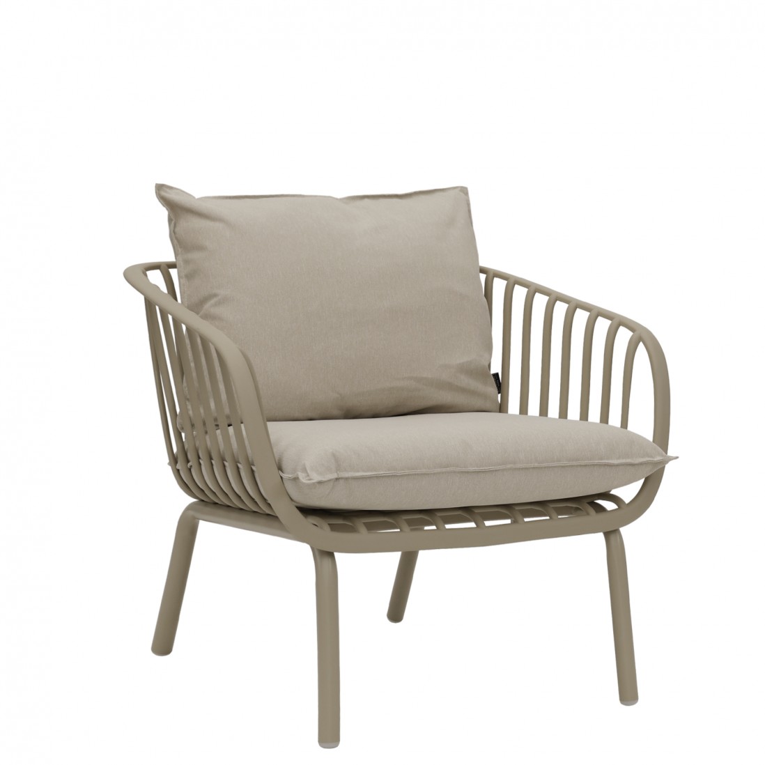 Piave garden set with 2 seater sofa + 2 armchairs and gray coffee table