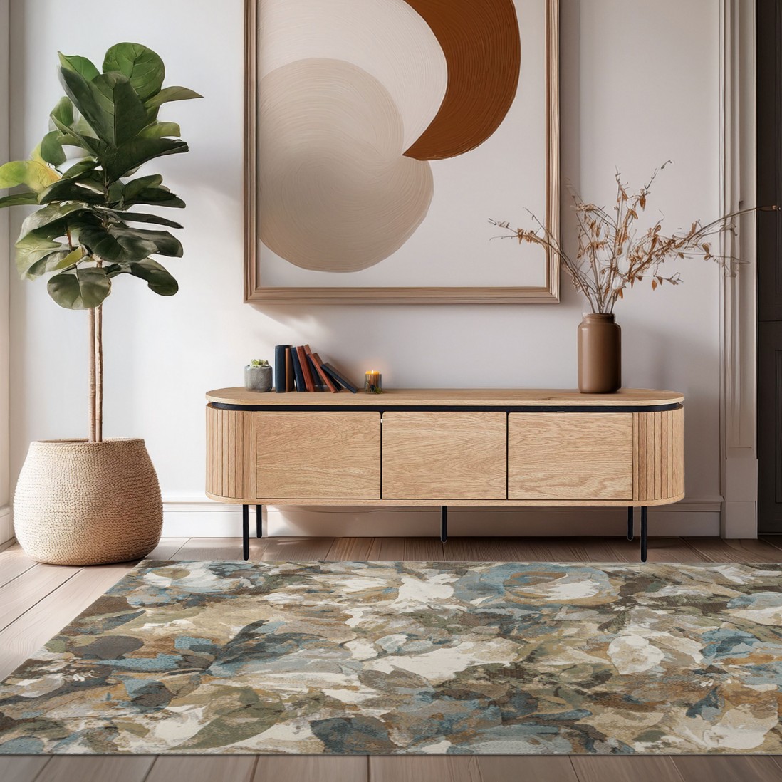 Abstract Area Rug Kira 63991/1219 Multicolor