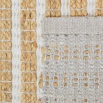 Area Rug Natural Jute in jute and wool natural color 241