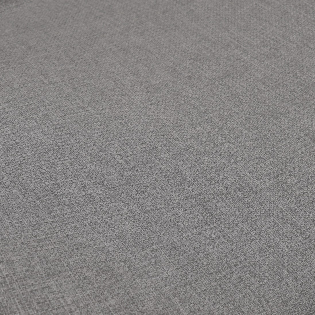 Velino chair in gray fabric with steel legs finished in black