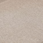 Velino chair in beige fabric with steel legs finished in beige
