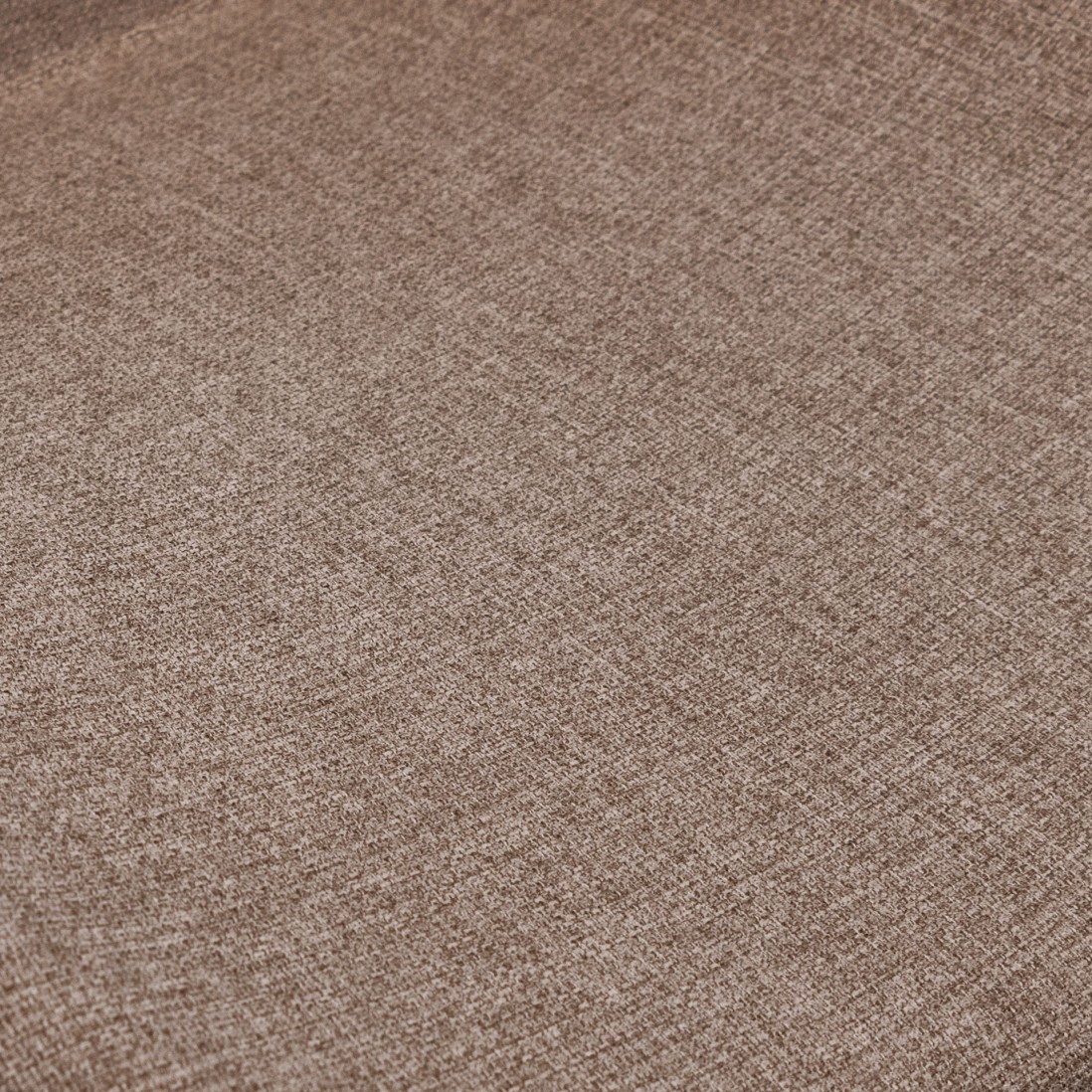 Velino chair in brown fabric with steel legs finished in brown