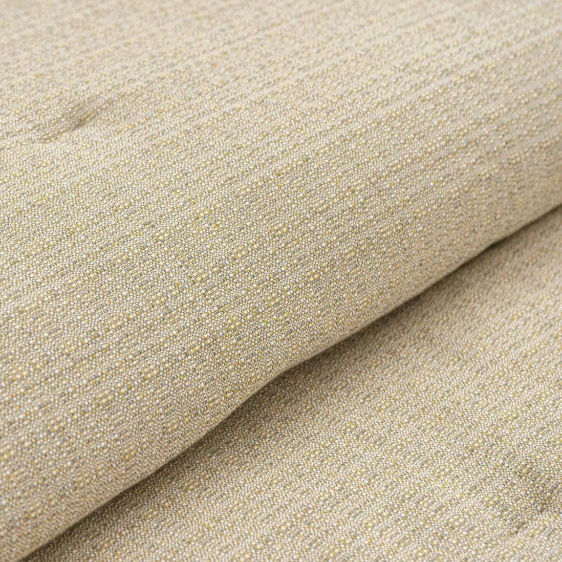 Lanka double bed bedspread yellow with plain faux pattern