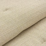 Lanka double bed bedspread yellow with plain faux pattern
