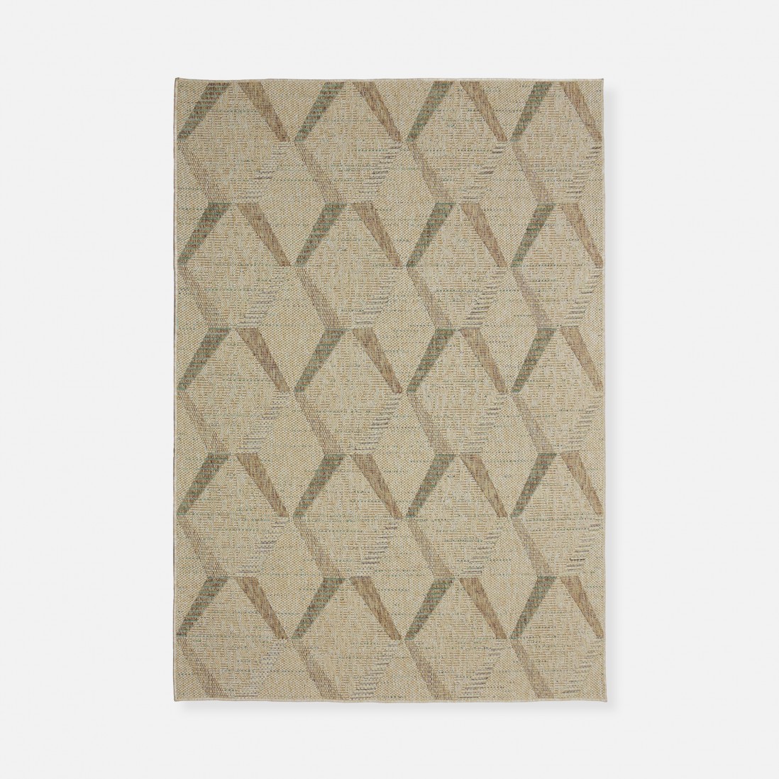 In & Out Area Rug Tottori 7282/005 Beige/Green