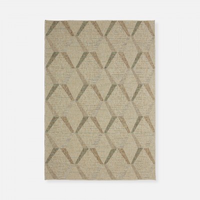 In & Out Area Rug Tottori 7282/005 Beige/Green In & Out Area Rug Tottori 7282/005 Beige/Green