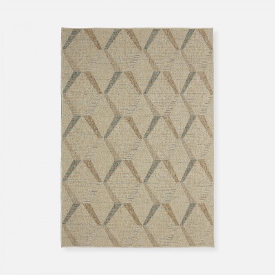 In & Out Area Rug Tottori 7282/004 Beige/Blue In & Out Area Rug Tottori 7282/004 Beige/Blue