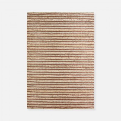 Area Rug Natural Jute in jute and wool rust color 192 Area Rug Natural Jute in jute and wool rust color 192