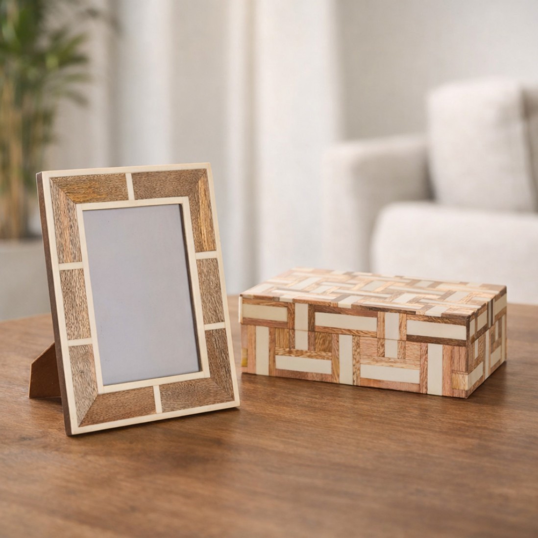 Photo frame 13 x 18 cm 895 in wood and resin