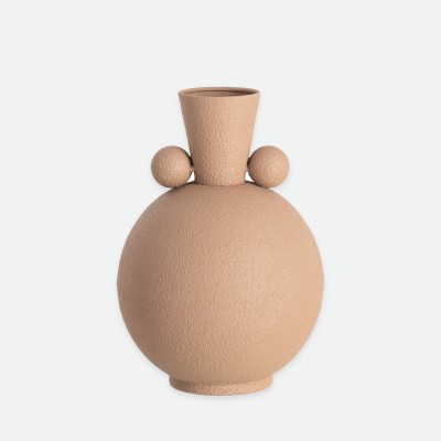 Metal jar 353 terracotta 29 cm