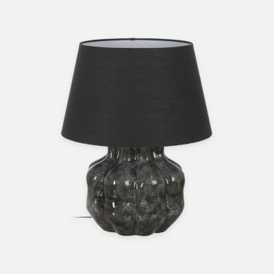 Table lamp 082 in dark gray ceramic 63 cm