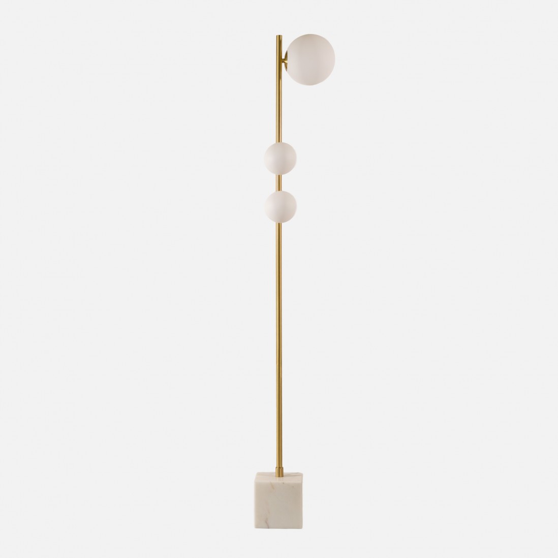 Bals floor lamp gold with marble base
