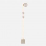 Bals floor lamp gold with marble base