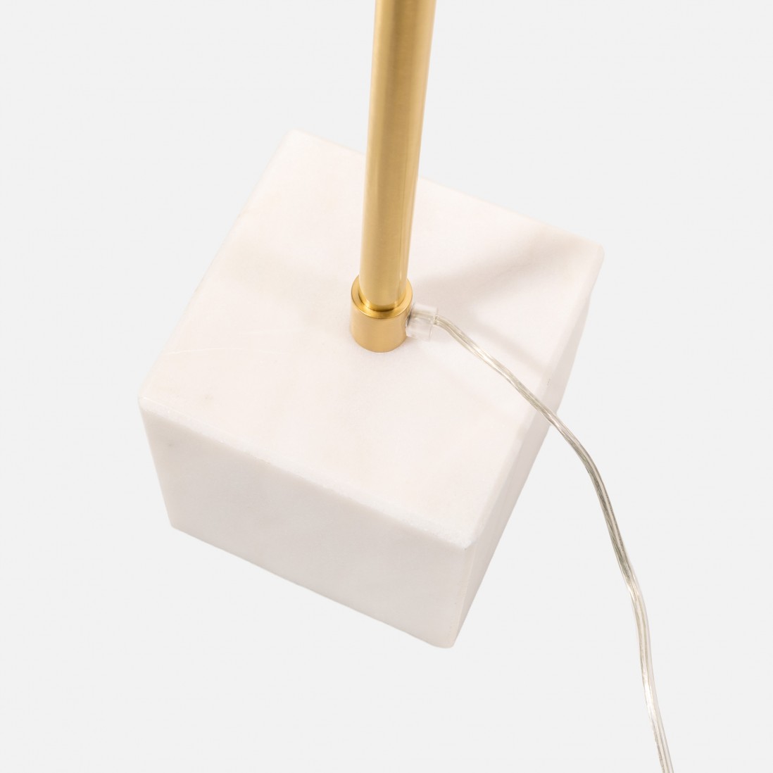 Bals floor lamp gold with marble base