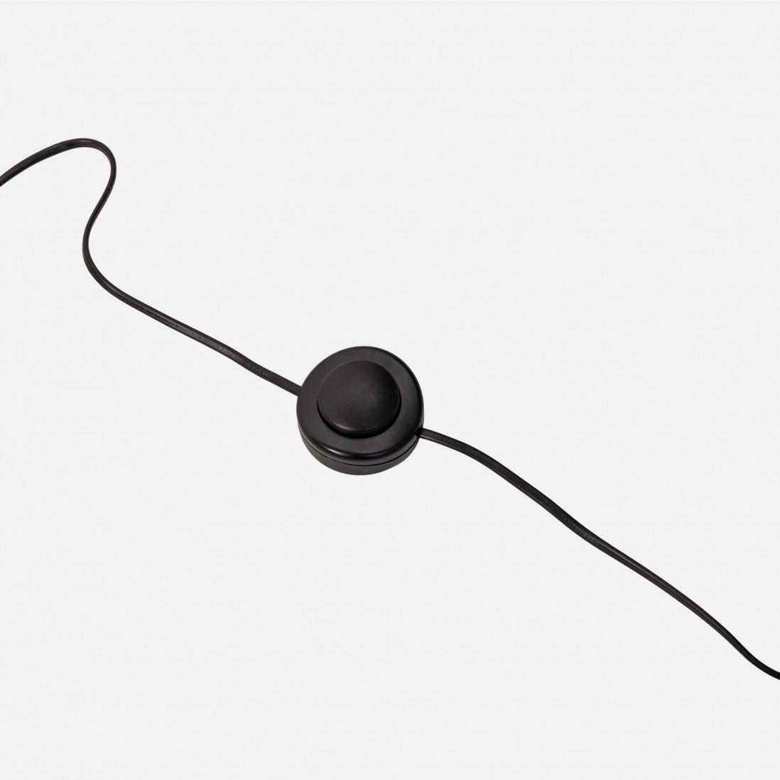 Studio table lamp in metal with a sanded black finish