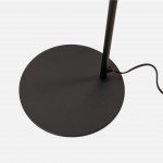 Studio table lamp in metal with a sanded black finish