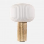 Solene marble and glass table lamp