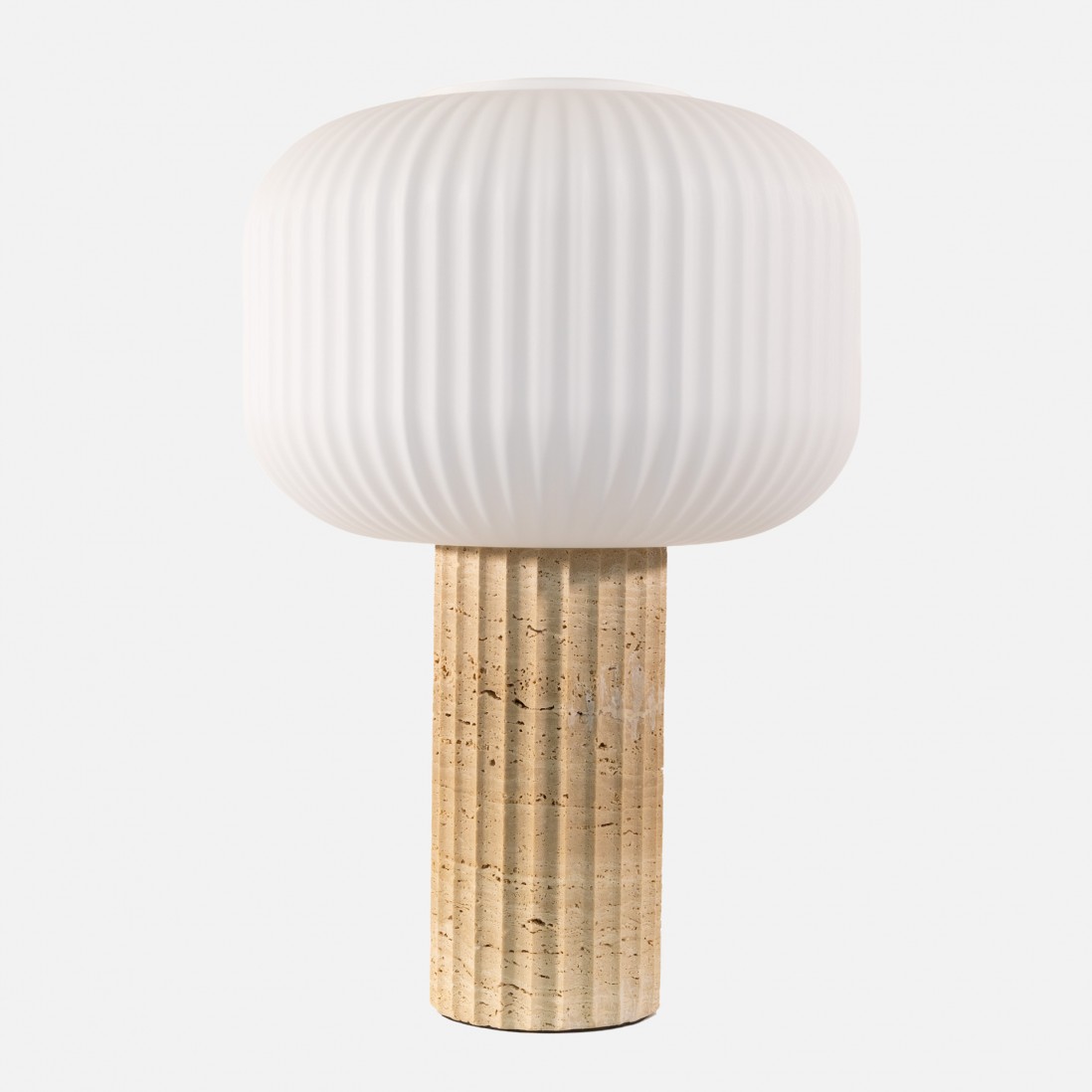Solene marble and glass table lamp