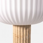Solene marble and glass table lamp