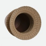 Jarra 014 em terracota e r�fia 35 cm