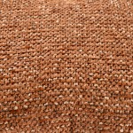 Taloro Swivel pouf terracotta chenille