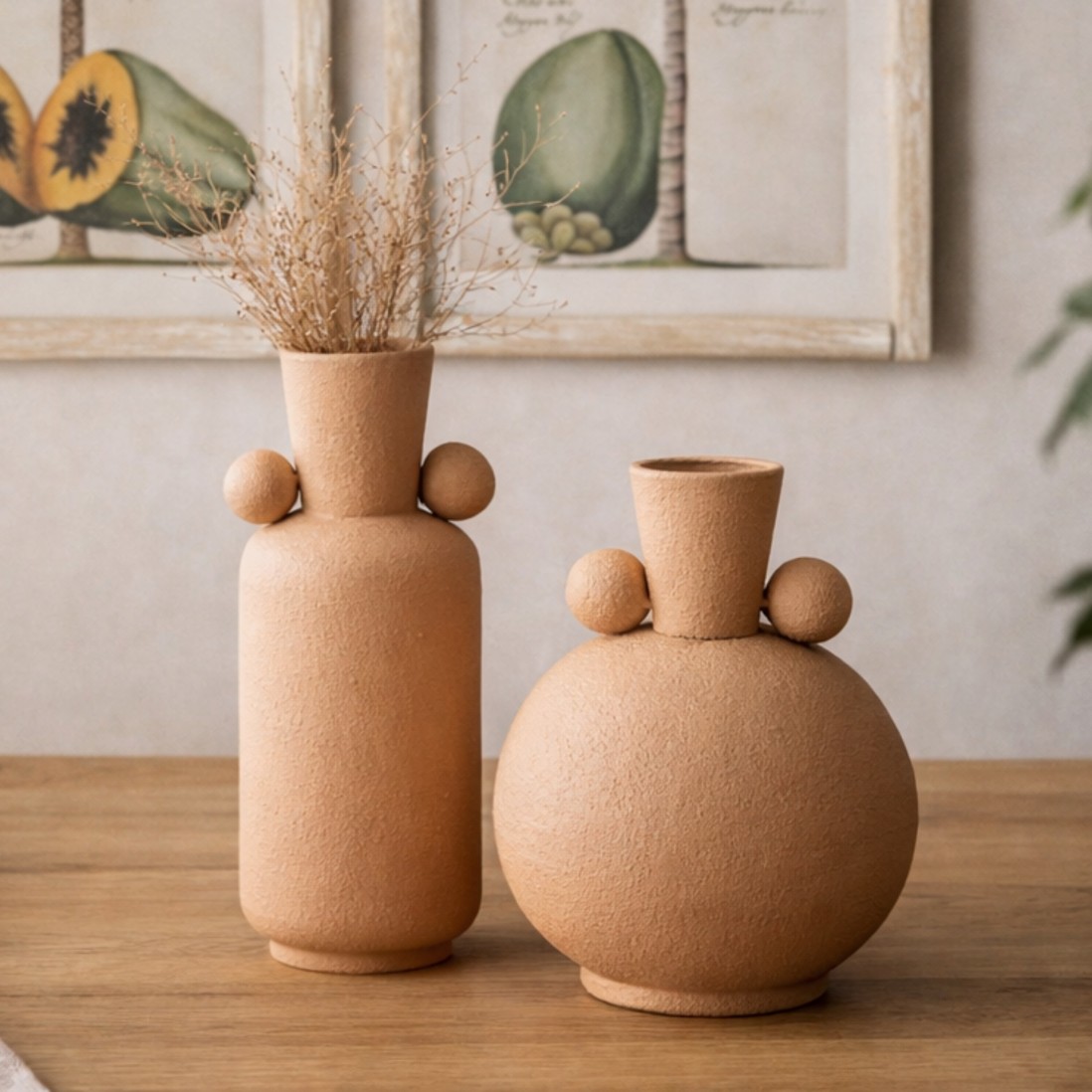 Jarra metal 353 terracota 29 cm